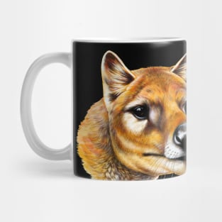 Tasmanian Tiger (Thylacine) Portrait Mug